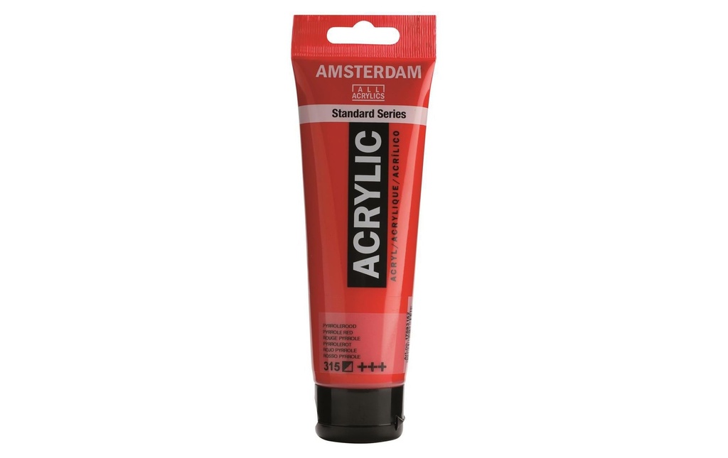 AMSTERDAM Acrylic 120ml rouge pyrrole (120 pces)