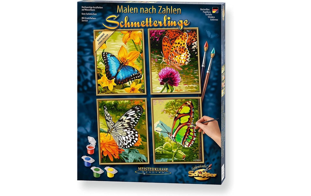 Schipper Peinture avec chiffres Papillons