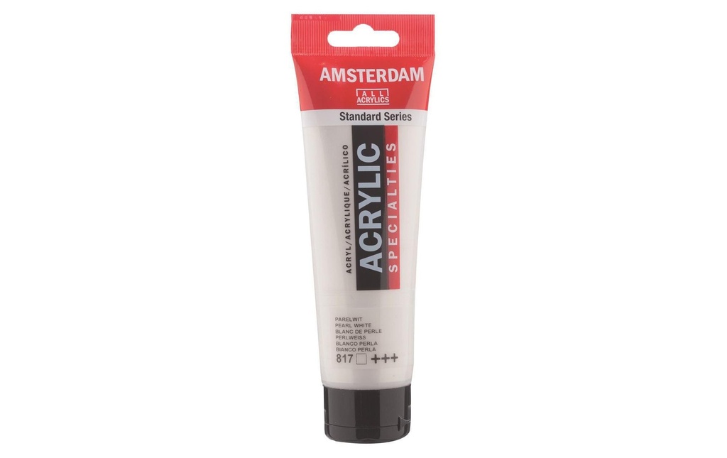 AMSTERDAM acrylic 120ml blanc nacre (120 pces)