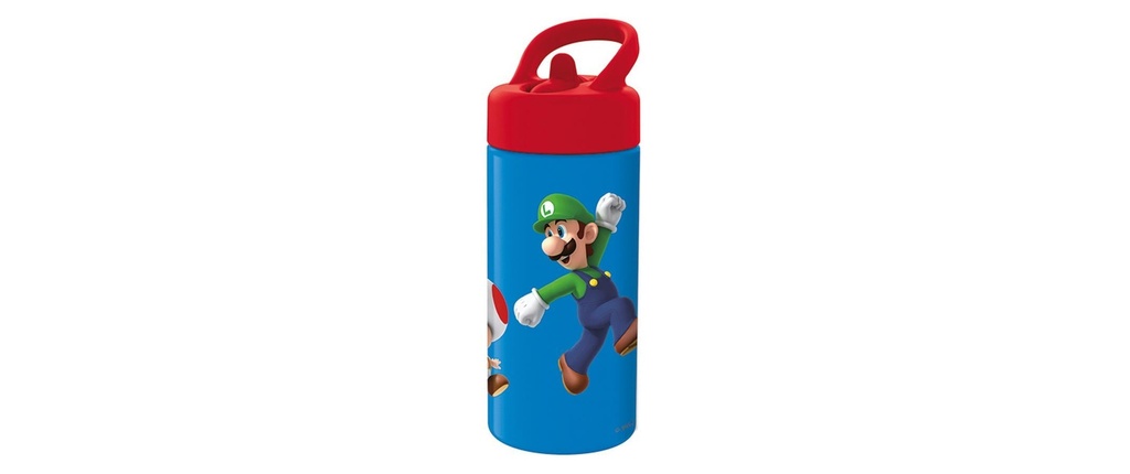Amscan Gourde Super Mario 410 ml, Bleu