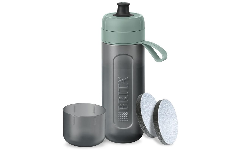 BRITA Gourde filtrante Active vert foncé 0.6 l incl. 2 MicroDisc