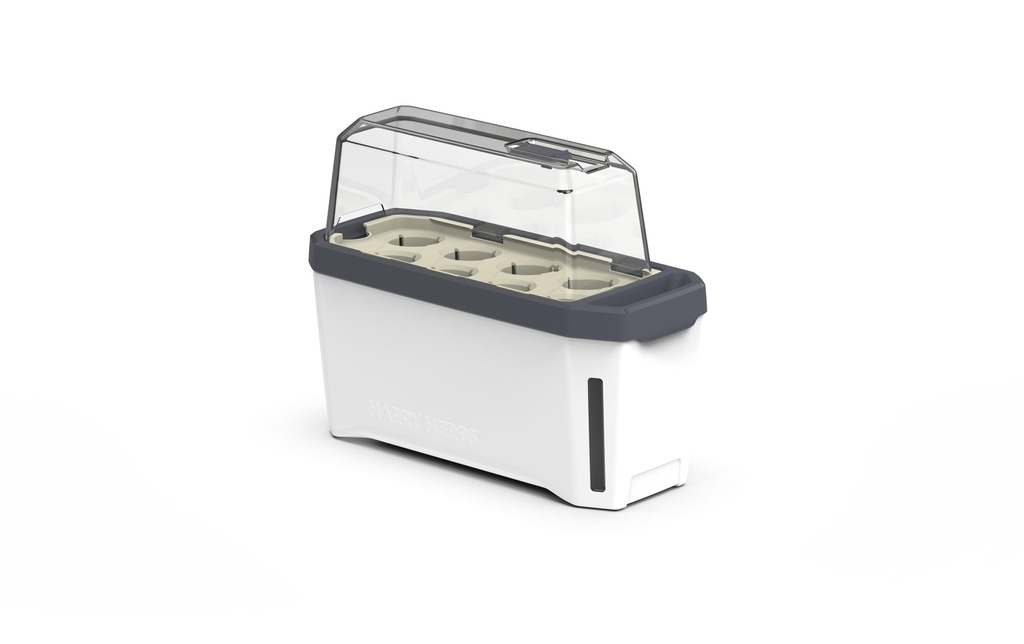Gusta Garden Pot à herbes aromatiques HARRY HERBS avec hotte, Blanc