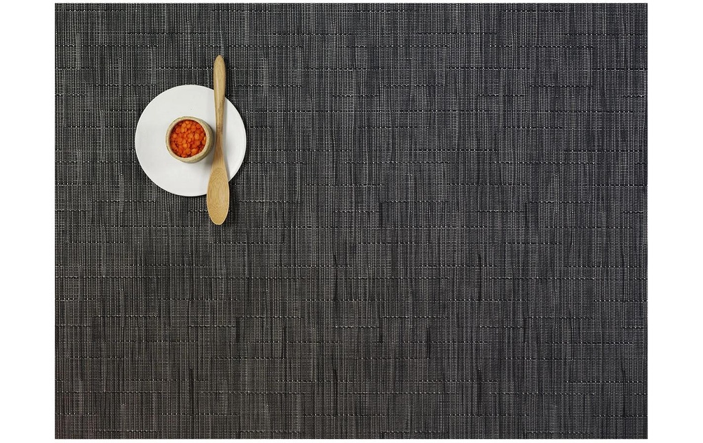 Chilewich Set de table Bamboo 36 cm x 48 cm, Noir