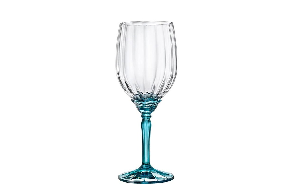 Bormioli Rocco Verre à vin blanc Florian 380 ml, 6 Pièce/s, Bleu