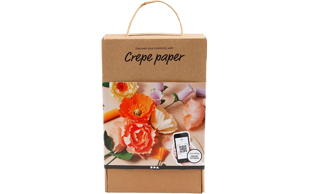 Creativ Company Kits de bricolage Set d'apprentissage en papier crépon 15 pièces