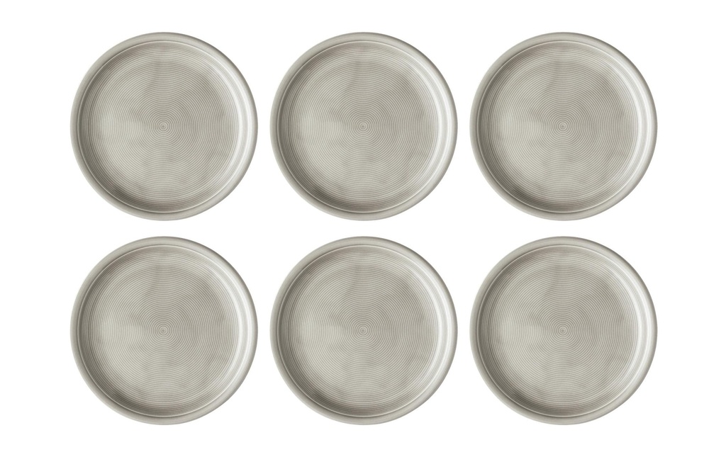 THOMAS Assiettes pour le petit-déjeuner et à dessert Trend 6 Pièce/s,Gris, 20 cm