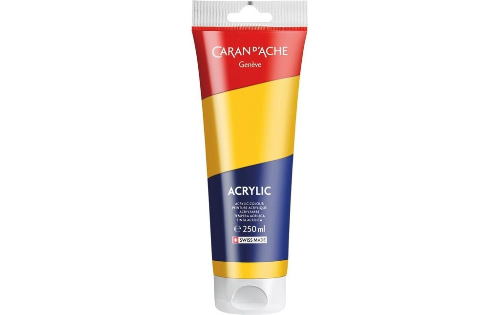 [110281020] CARAN D'ACHE Acrylic jaune or (250 pces)