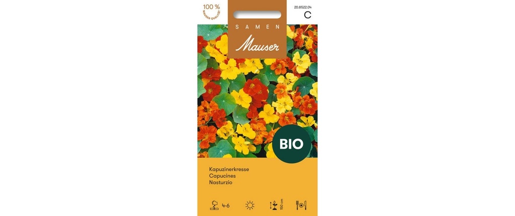 Samen Mauser Semence Capucine BIO