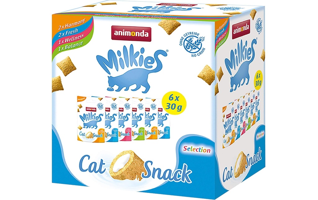 animonda Collation pour chat Milkies Selection 6 x 30g