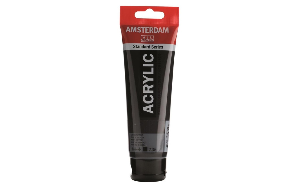 AMSTERDAM Acrylic 120ml noir oxyd (120 pces)