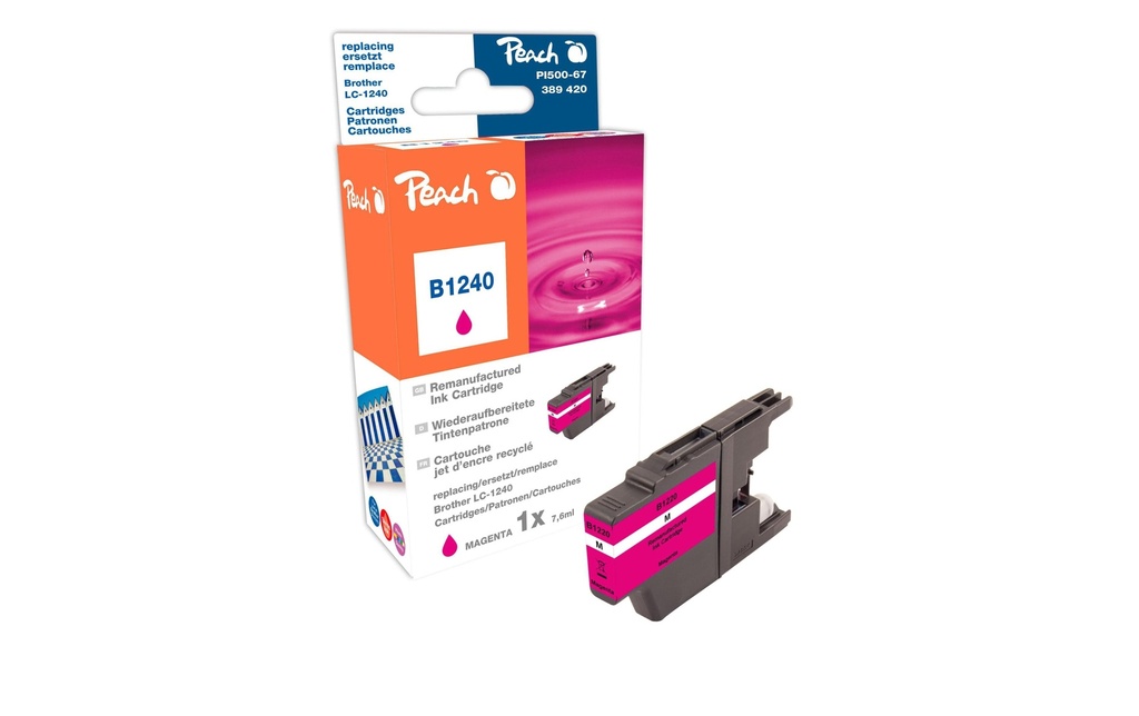 Peach Encre Brother LC-1240M Magenta