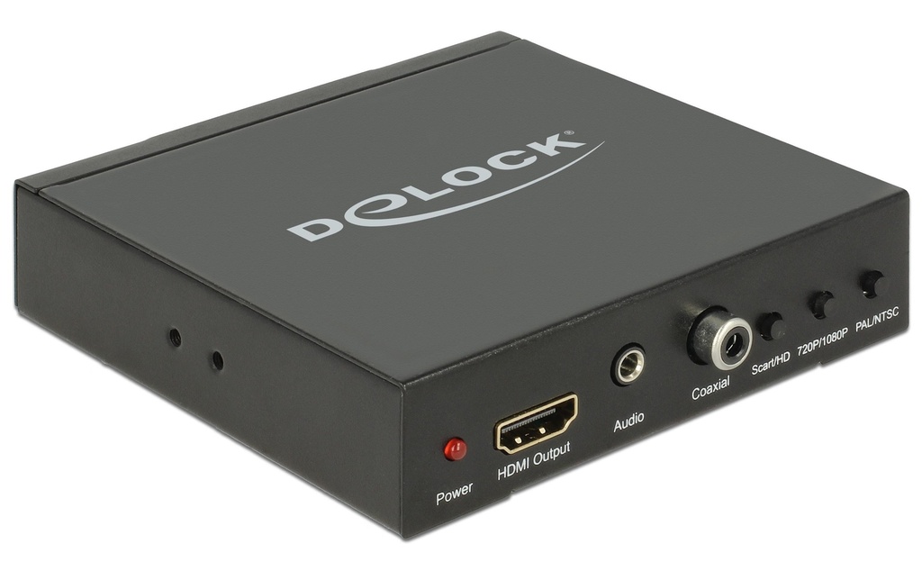 Delock Convertisseur SCART / HDMI vers HDMI avec scaler