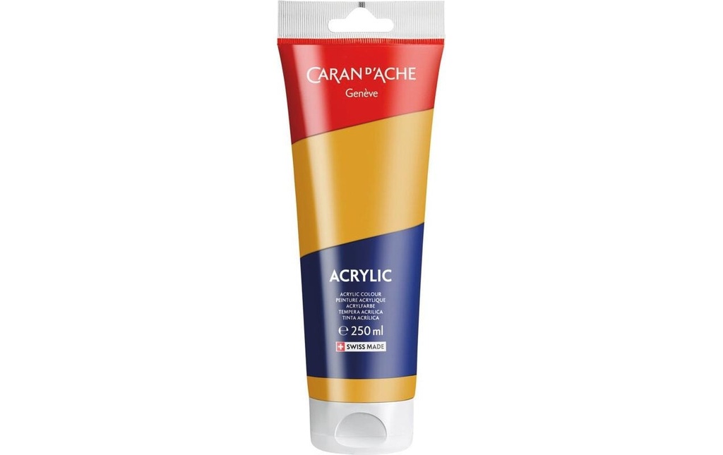 Caran d'Ache Peinture acrylique Peinture Acrylic 250 ml, ocre