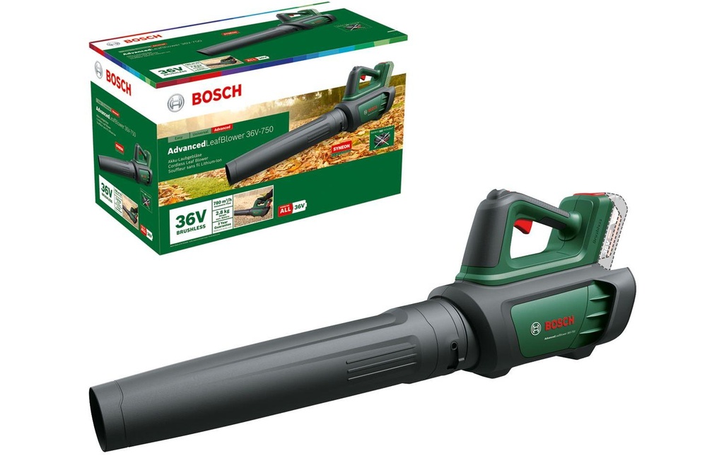 Bosch Souffleur de feuilles sans fil AdvancedLeafBlower 36 V-750 Solo