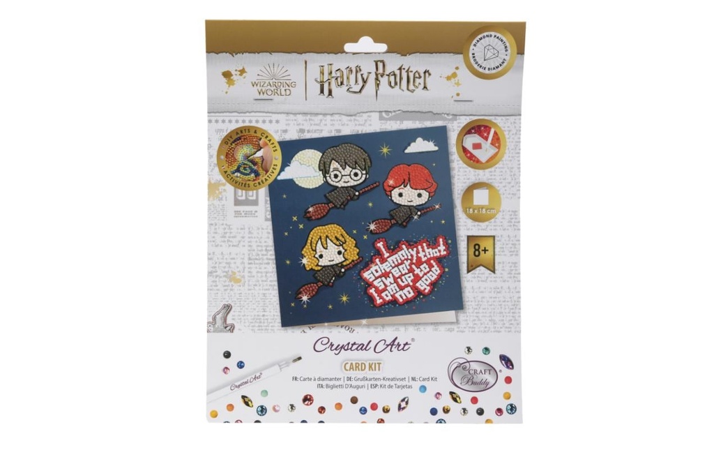CRAFT Buddy Kits de bricolage Crystal Art Card Flying High