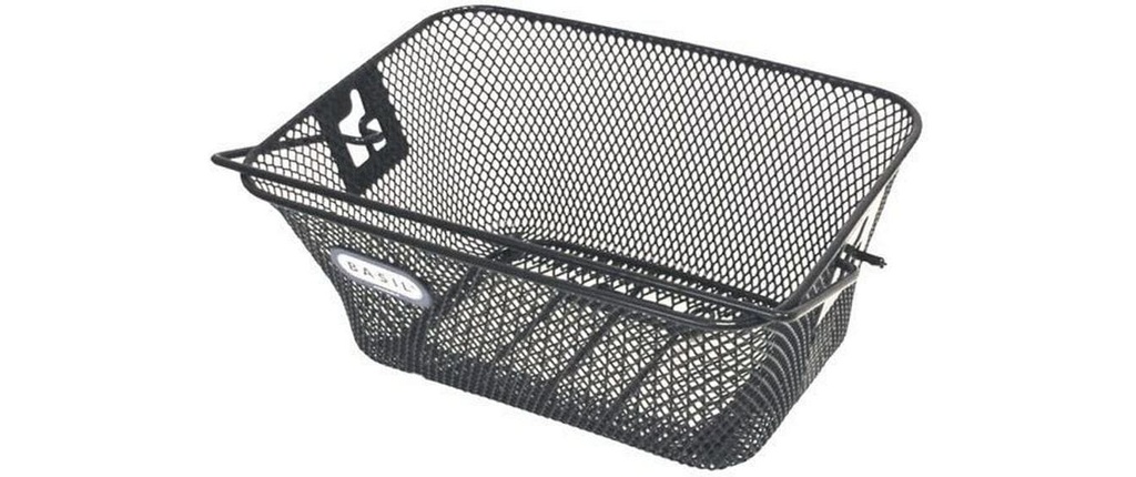 BASIL Panier à vélos Tigre à maille fine Noir