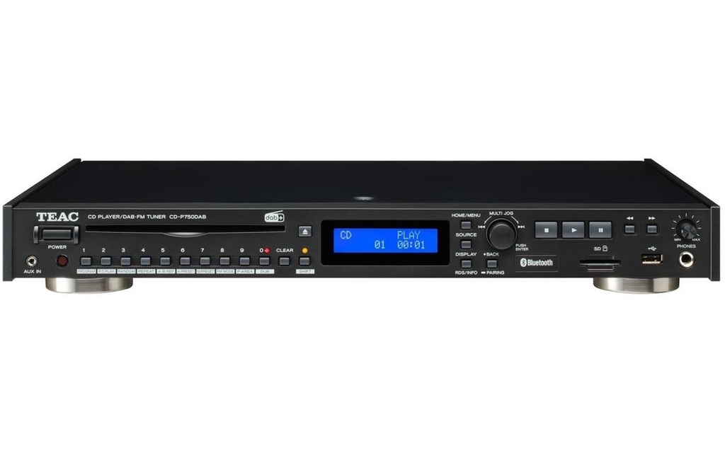 TEAC Lecteur CD CD-P750DAB-B Noir