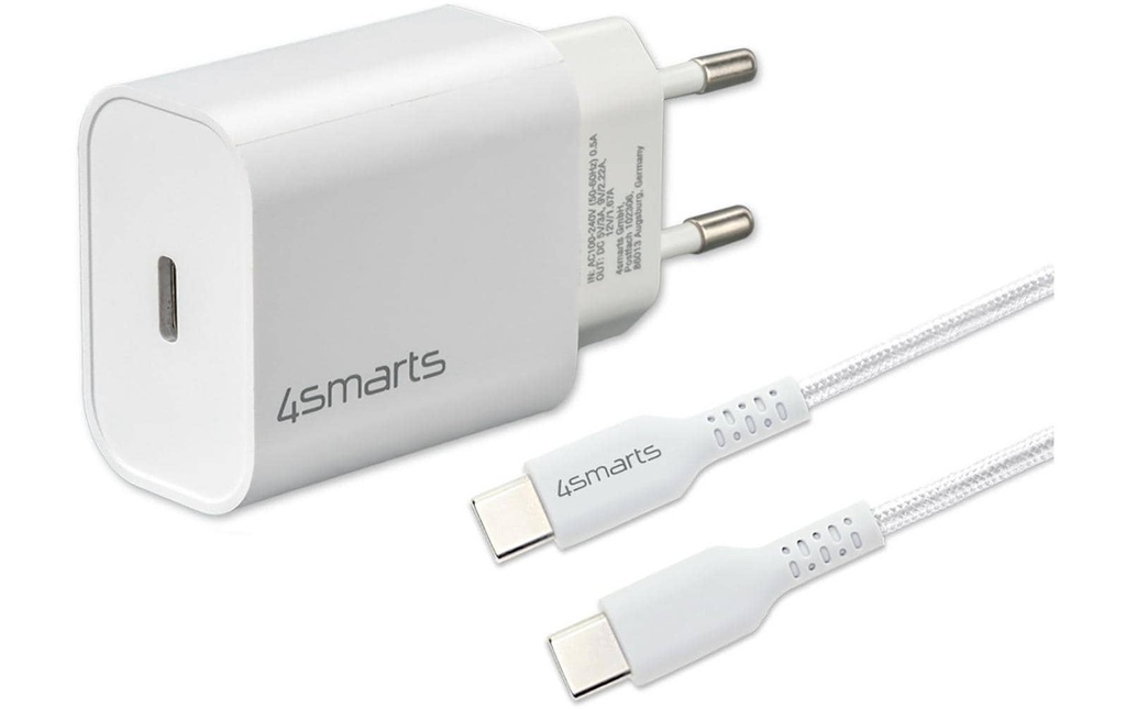 4smarts Chargeur mural USB VoltPlug PD 20W + USB-C