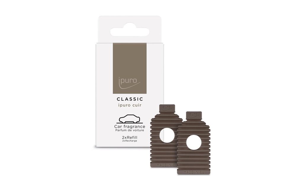 ipuro Désodorisant pour voiture Classic Essence de recharge Cuir