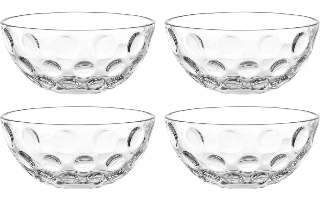 LEONARDO Coupe Cucina Optic 14 cm, 4 Pièce/s, Transparent