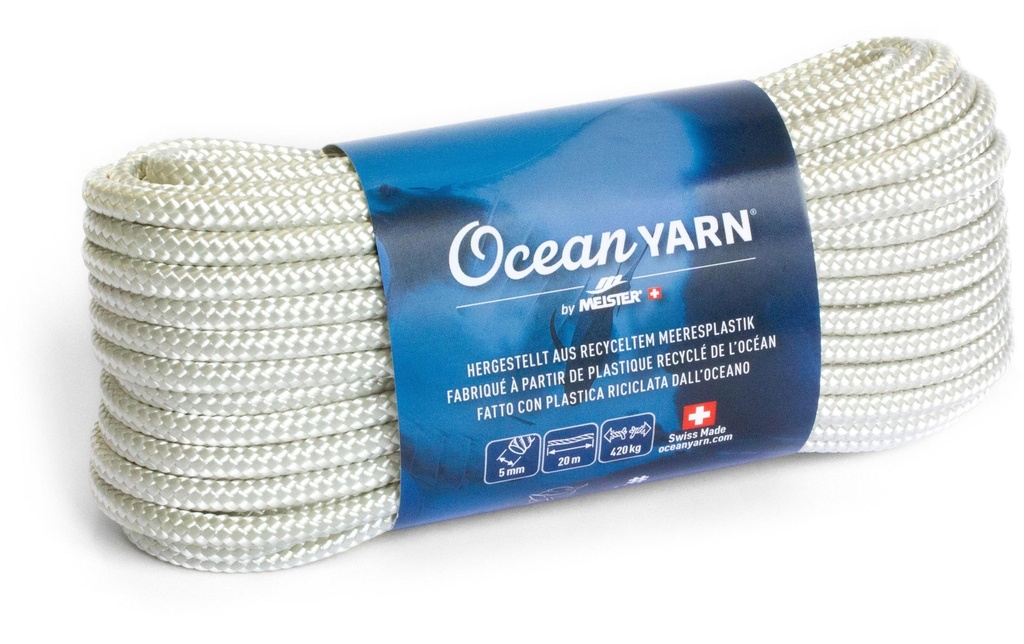 Meister Corde OceanYarn Ø 5 mm, 20 m, 420 kg, Blanc