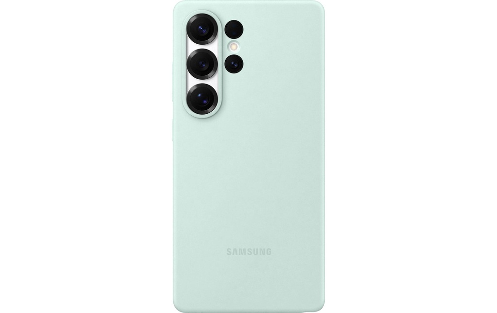 Samsung Coque arrière Silicone Galaxy S25 Ultra Menthe