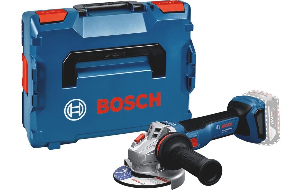 Bosch Professional Meuleuse angulaire sans fil GWS 18 V-11 dans L-BOXX
