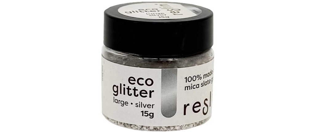 Reslin Pigments Paillettes Large, argent