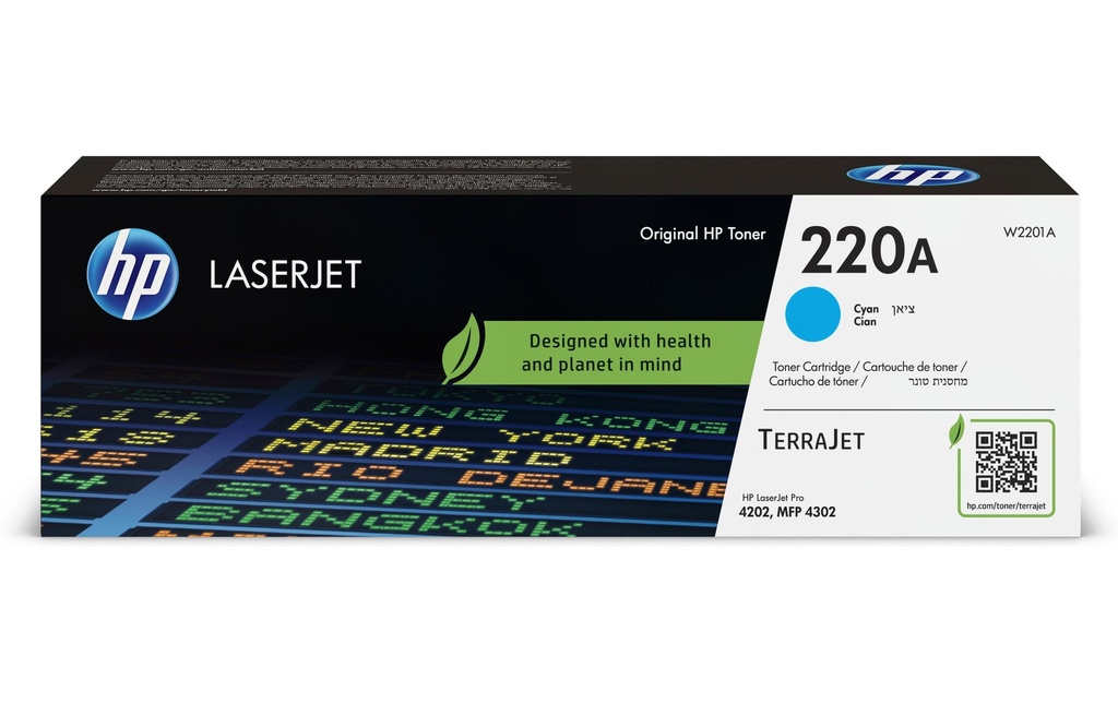 HP Toner N° 220A (W2201A) Cyan