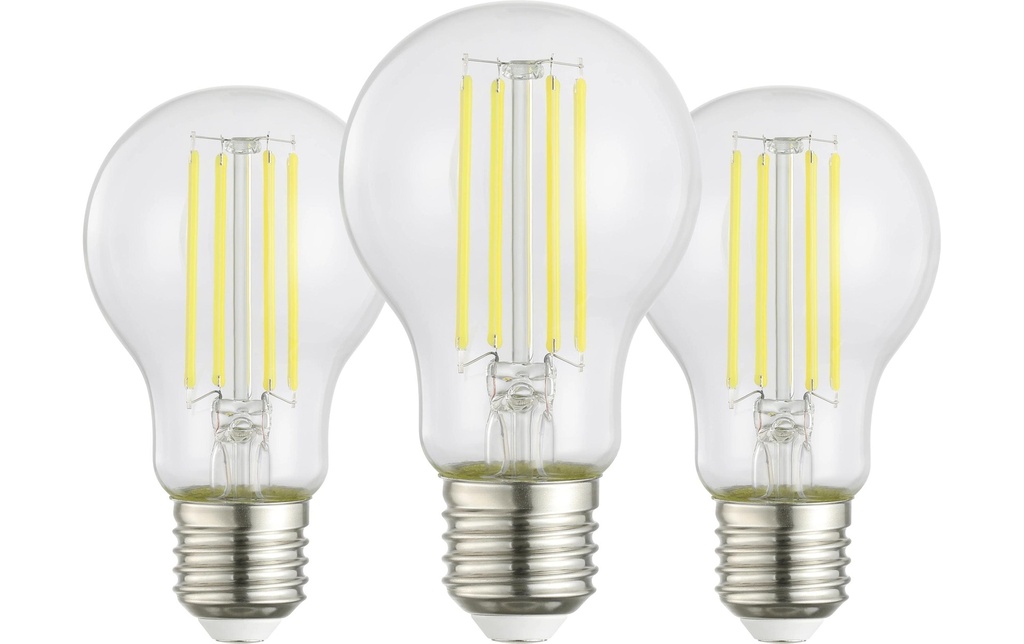 EGLO Leuchten Lampe 7.2 W E27 paquet de 3 Blanc chaud (WW)