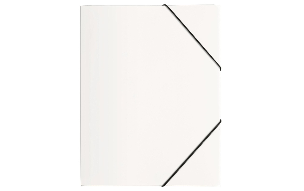 Pagna Portfolio à ruban élastique A4 PP Blanc