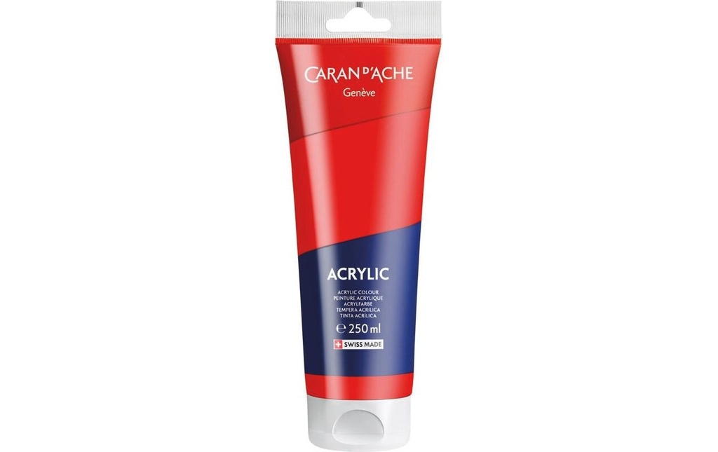 CARAN D'ACHE Acrylic rouge écarlate (250 pces)