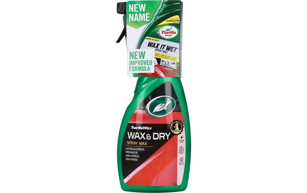 Turtle Wax Cire à action rapide wax it wet 500 ml