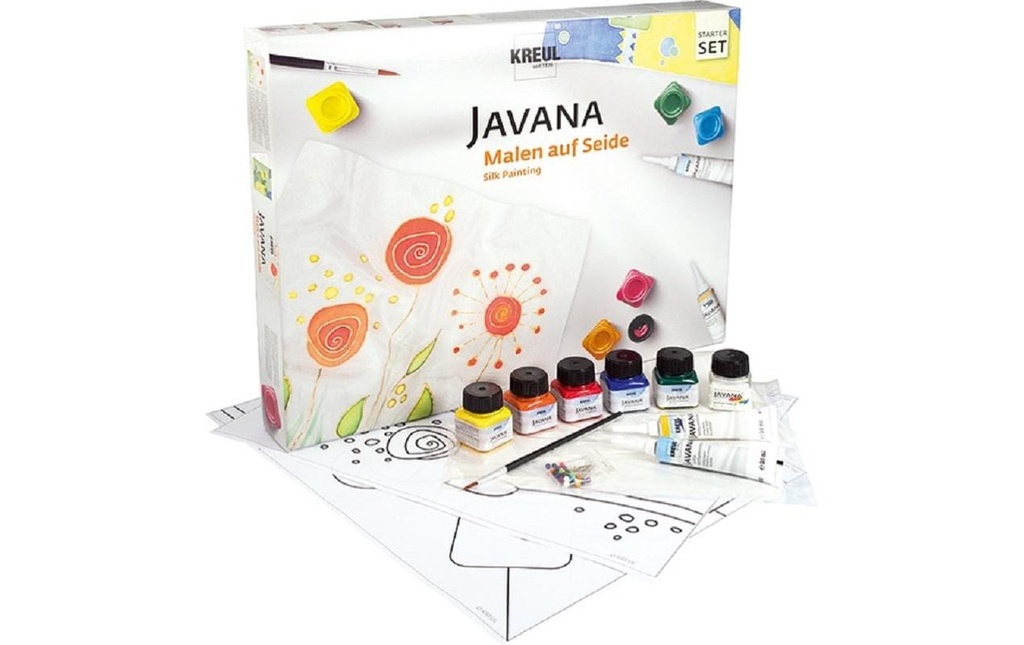 Kreul Peinture pour textile Peinture sur soie Javana 13 pièces