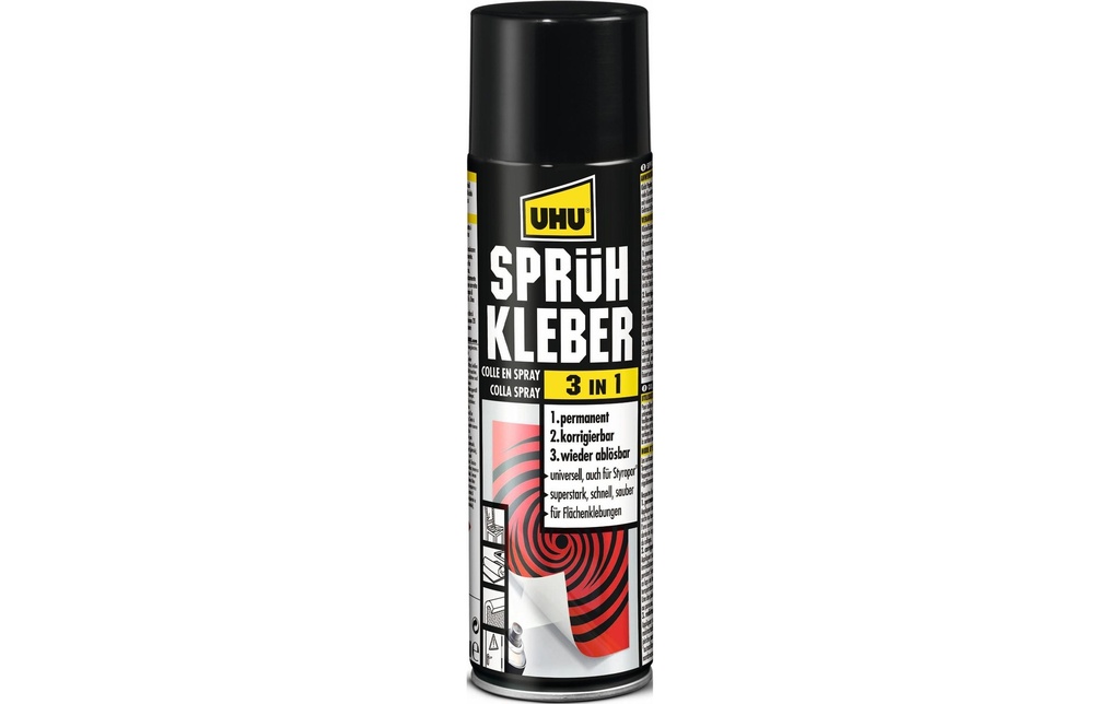 UHU Colle en spray 3en1 500 ml