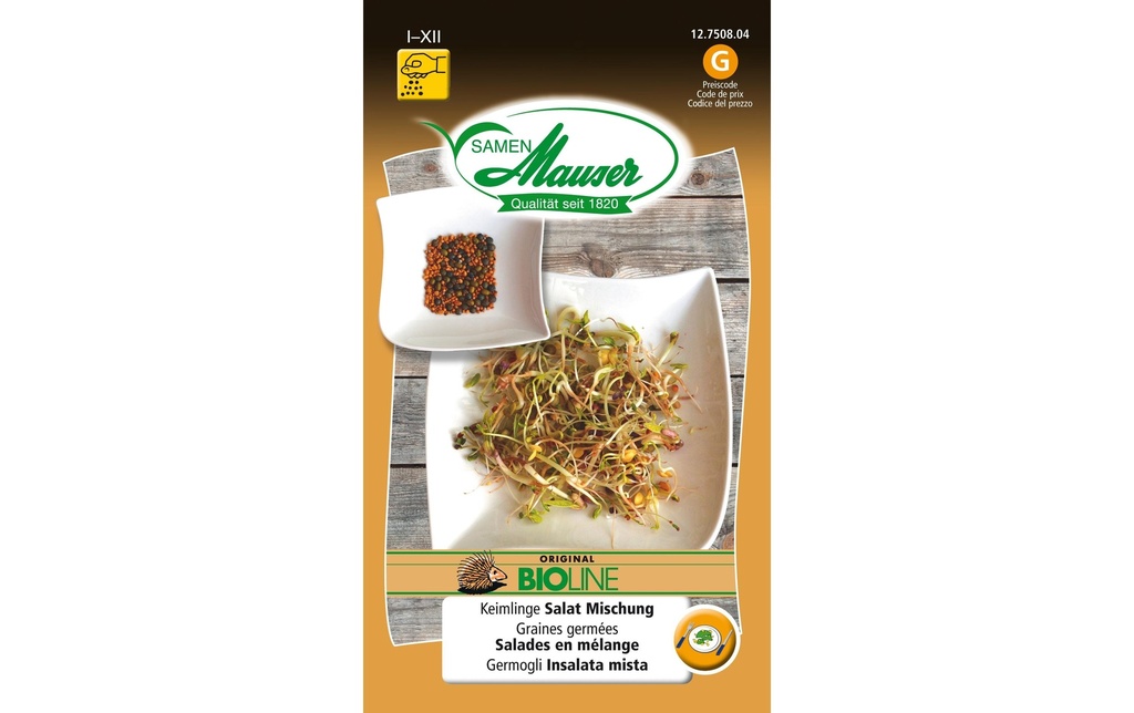 Samen Mauser Semence Mélange de salades germées