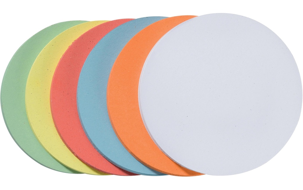 Franken Cartes de présentation District Ø 19.5 cm, assorti, 500 pièces