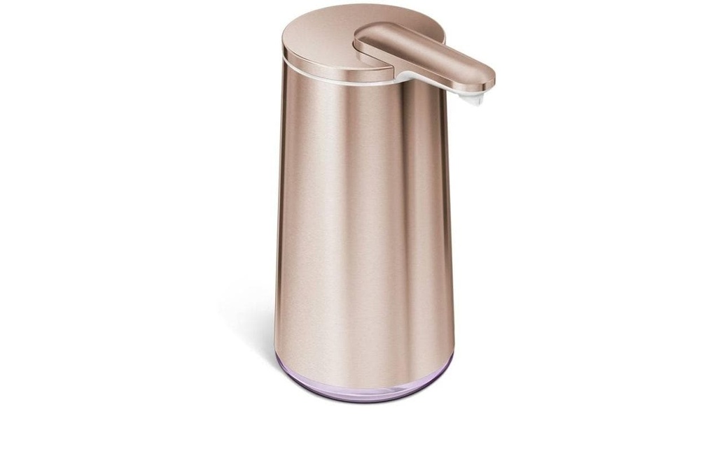 Simplehuman Distributeur de savon-mousse Rechargeable 295 ml, Or rose