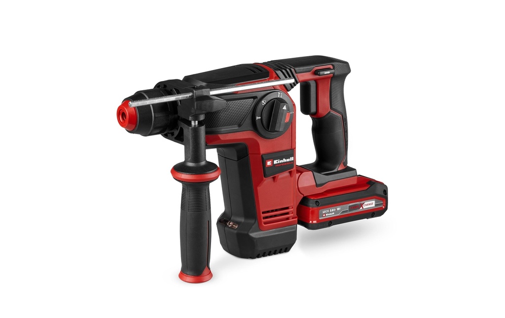 Einhell Professional Marteau perforateur sans fil TP-HD 18/28 Li BL+4 (1 x 3.0Ah+)