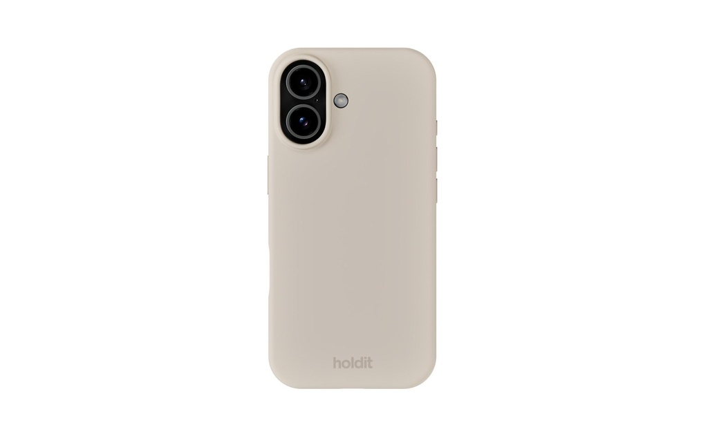 Holdit Coque arrière Silicone iPhone 17 Beige