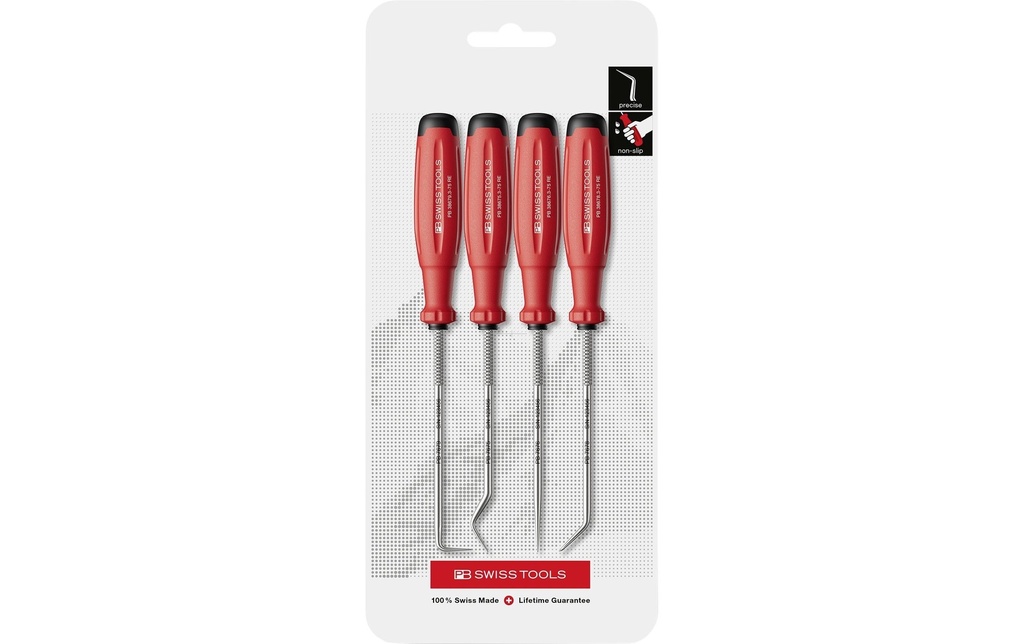 PB Swiss Tools PickTool Set PB 38680.CN 4 pièces rouge