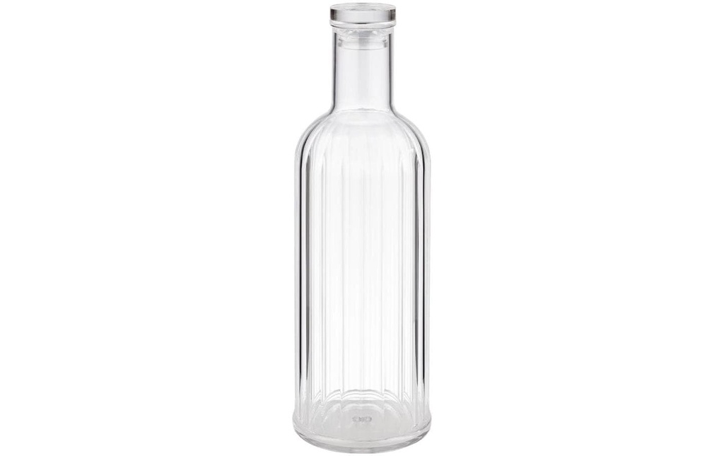 APS Bouteille Stripes 1 litre, Transparent