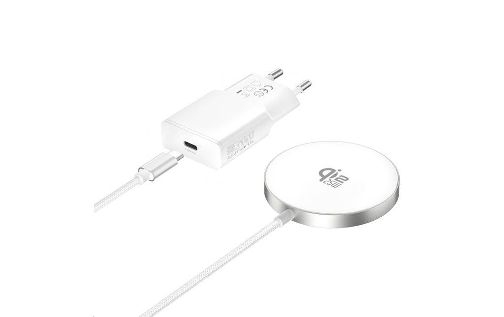 4smarts Qi2 25W MagSafe 1.5 m, blanc