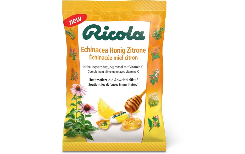 Ricola Bonbons Echinacea miel citron 75 g