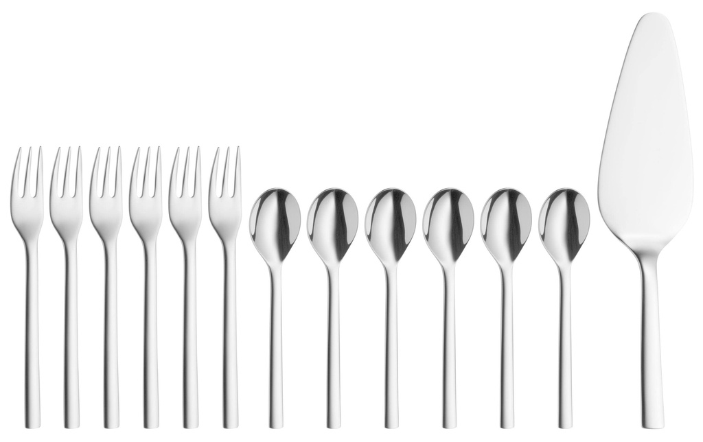WMF Kits de couverts Gâteau 13-parties, Argenté