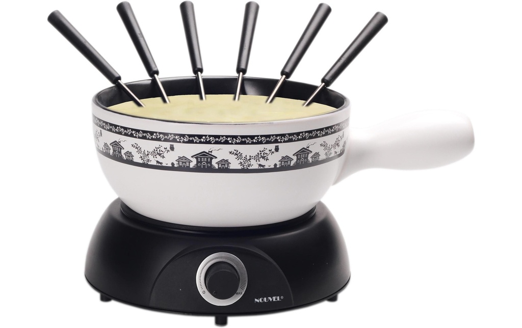 Nouvel Service à fondue au fromage Chalet 8 Pièce/s, Blanc