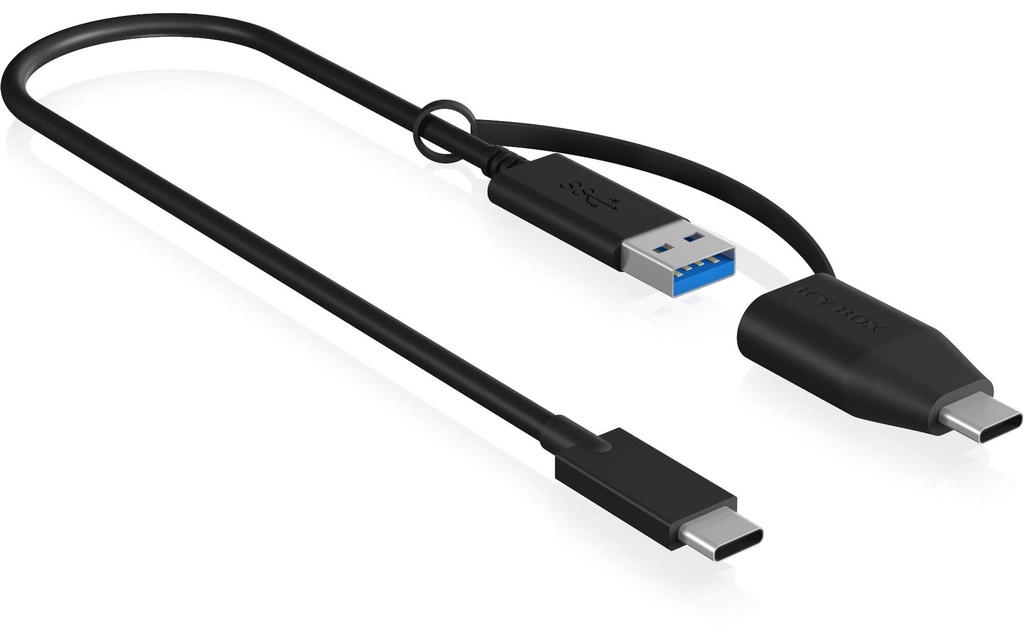 ICY BOX Câble USB IB-CB033 USB-C - USB-A 0.35 m