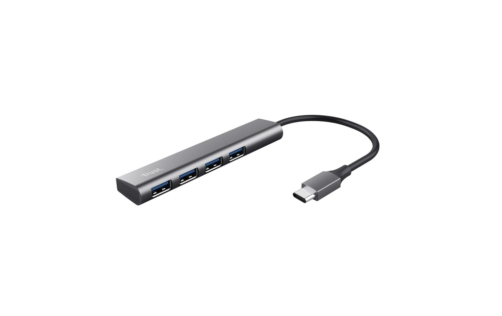 Trust Halyx USB-C vers USB-A Gen1 Hub 4Port