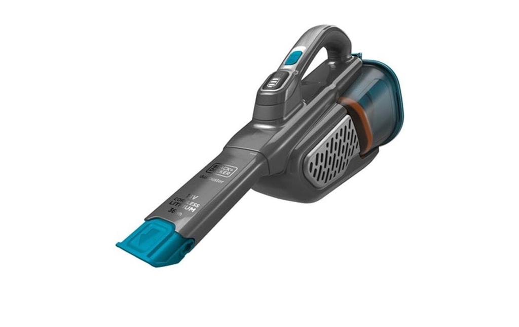 BLACK+DECKER Aspirateur à main sans fil 36 Wh 18 V Lithium Bleu/Titane