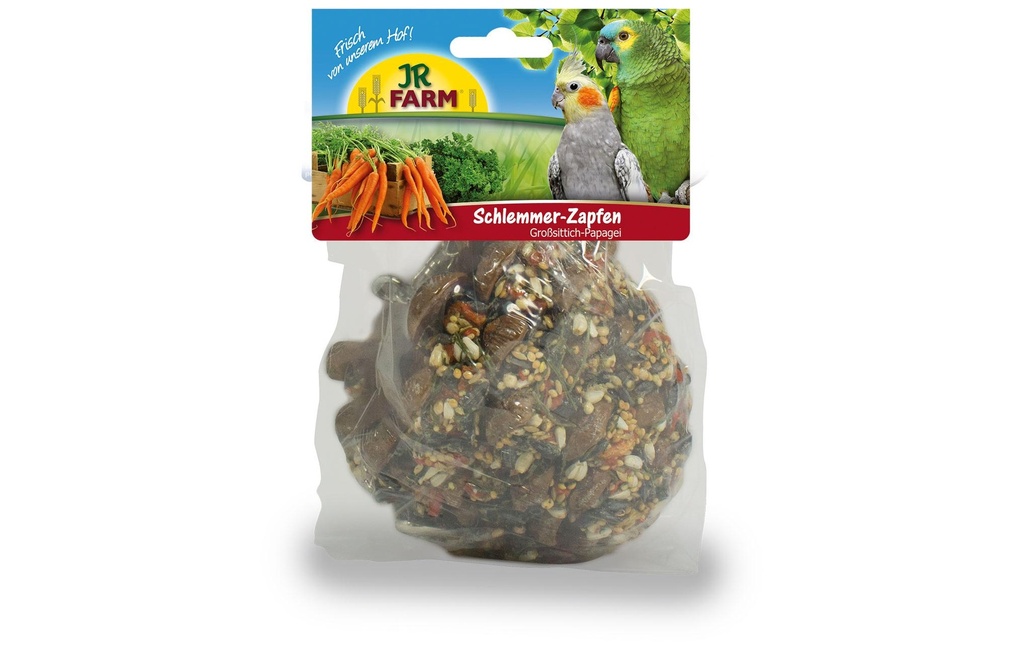 JR Farm Cônes gourmands pour grandes perruches & perroquets, 195 g